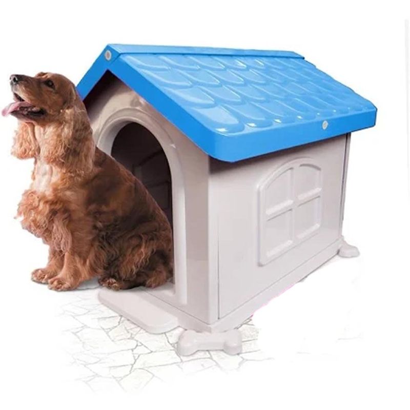 Foto-do-produto-Casinha-Plastica-Para-Caes-Azul-N3-Pet-Injet-no-petshop-online-da-Tudo-de-Bicho