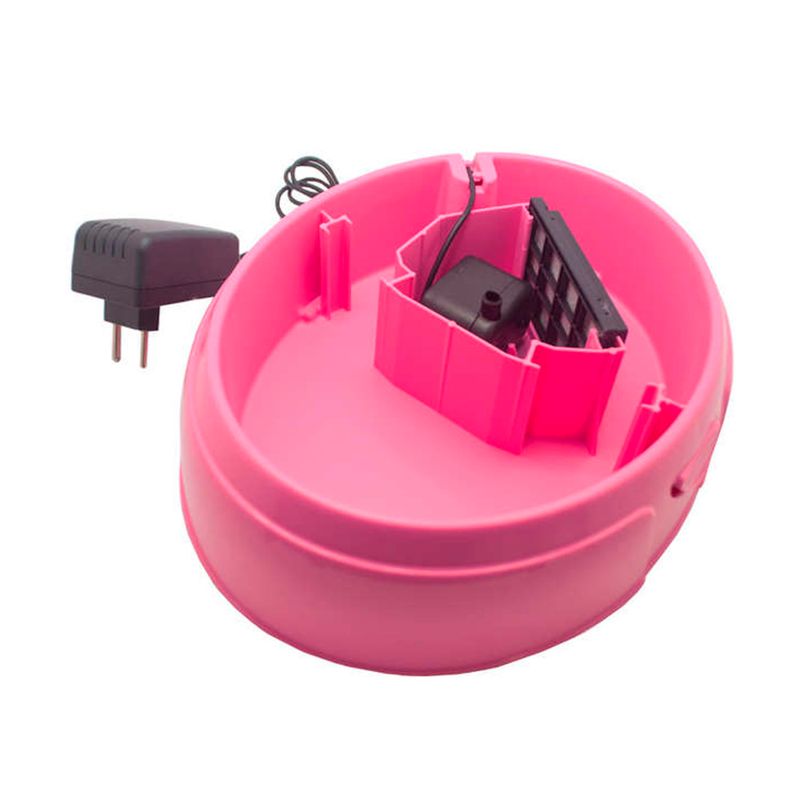 Foto-do-produto-Fonte-Bebedouro-Amicus-Aqua-Flow-Rosa-e-Branco-Bivolt-no-petshop-online-da-Tudo-de-Bicho