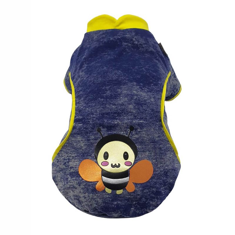 Foto-do-produto-Camiseta-Pickorruchos-Malha-Bee-Azul-03-no-petshop-online-da-Tudo-de-Bicho