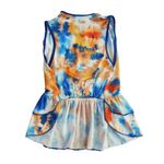Foto-do-produto-Vestido-Pickorruchos-Tie-Dye-Laranja-00-no-petshop-online-da-Tudo-de-Bicho