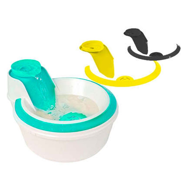 Foto-do-produto-Fonte-Bebedouro-Colors-Petlon-Verde-Tiffany-Amarelo-e-Preto-110v-no-petshop-online-da-Tudo-de-Bicho