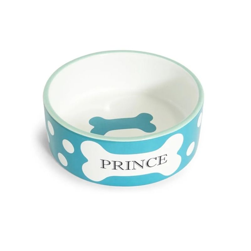 Foto-do-produto-Comedouro-Caes-The-Pets-Porcelana-Prince-Azul-Medio-750ml-no-petshop-online-da-Tudo-de-Bicho