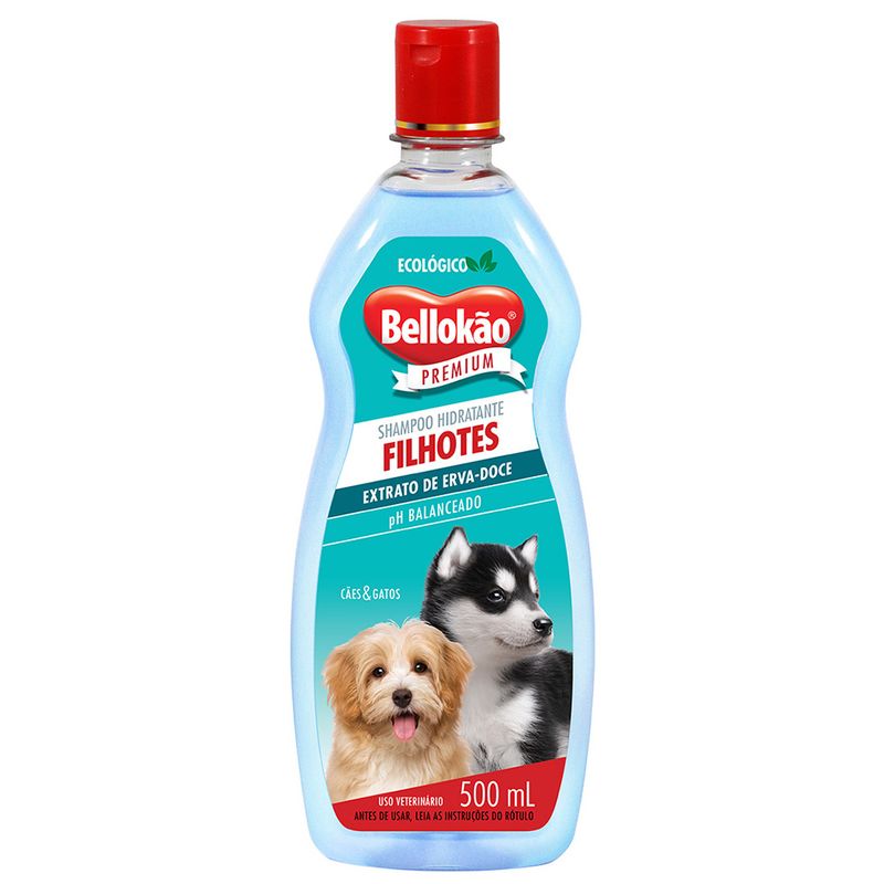 Foto-do-produto-Shampoo-Bellokao-Filhotes-Premium-500ml-no-petshop-online-da-Tudo-de-Bicho