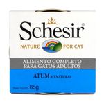 Foto-do-produto-Racao-Umida-Schesir-Pate-Gatos-Atum-Natural-85g-no-petshop-online-da-Tudo-de-Bicho