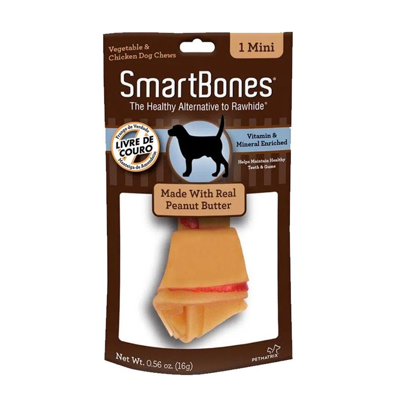 Foto-do-produto-Ossinho-Para-Caes-Smartbones-Peanut-Butter-Mini-16g-no-petshop-online-da-Tudo-de-Bicho