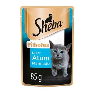 Ração Úmida Sheba Sachê Gatos Filhotes Atum Marinado