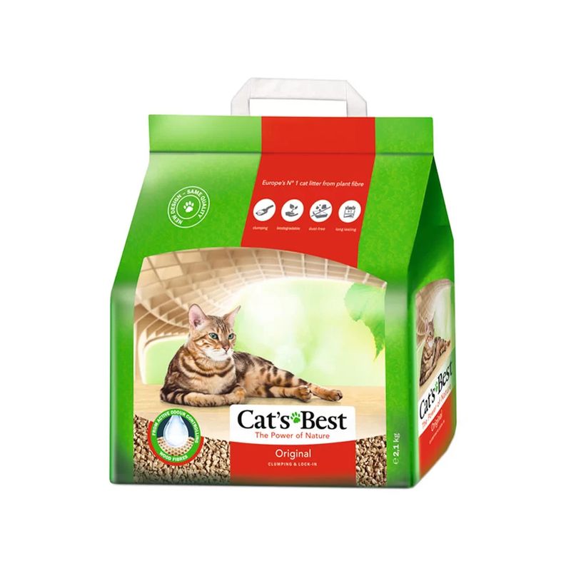 Foto-do-produto-Granulado-Ecologico-Cat-s-Best-Original-Para-Gatos-21kg-no-petshop-online-da-Tudo-de-Bicho