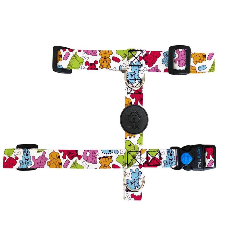 Foto-do-produto-Peitoral-e-Guia-Turma-da-Monica-Pets-Branco-MeuAuAu-Para-Caes-G-no-petshop-online-da-Tudo-de-Bicho