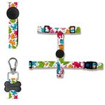 Foto-do-produto-Peitoral-e-Guia-Turma-da-Monica-Pets-Branco-MeuAuAu-Para-Caes-G-no-petshop-online-da-Tudo-de-Bicho