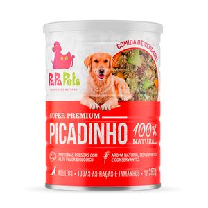 Alimento Natural Papapets Picadinho Cães Adultos