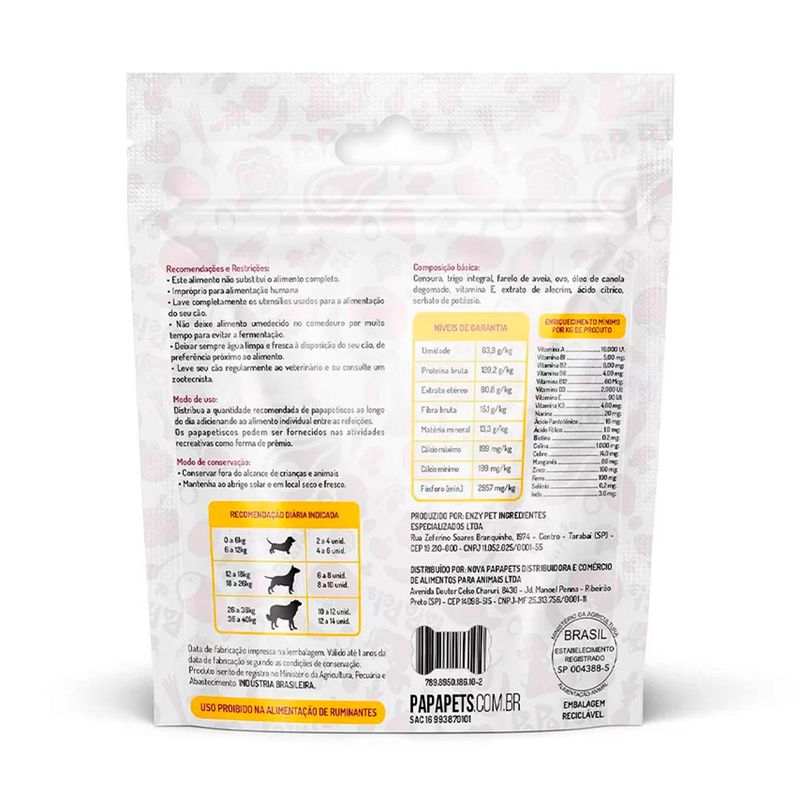 Foto-do-produto-Biscoito-Petisco-Natural-Papapetisco-Para-Caes-Cenoura-com-Aveia-150g-no-petshop-online-da-Tudo-de-Bicho
