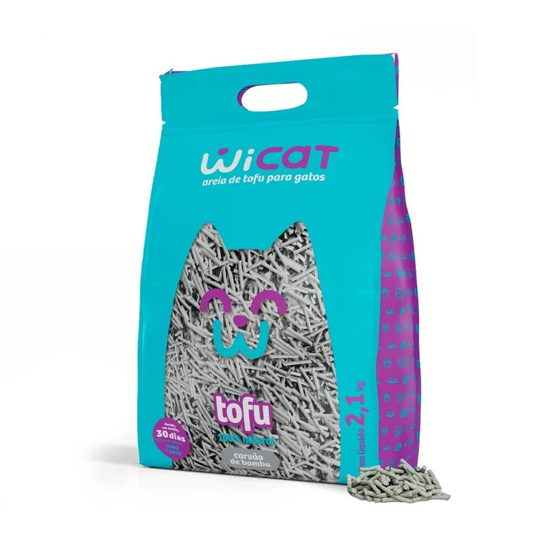 Foto-do-produto-Granulado-Higienico-Para-Gatos-WiCat-Tofu-Carvao-de-Bambu-21kg-no-petshop-online-da-Tudo-de-Bicho