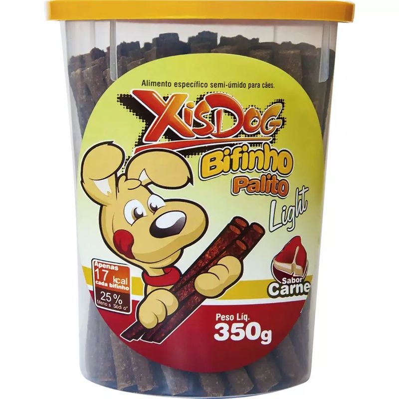 Foto-do-produto-Petisco-Caes-XisDog-Bifinho-Palito-Carne-Light-350g-no-petshop-online-da-Tudo-de-Bicho