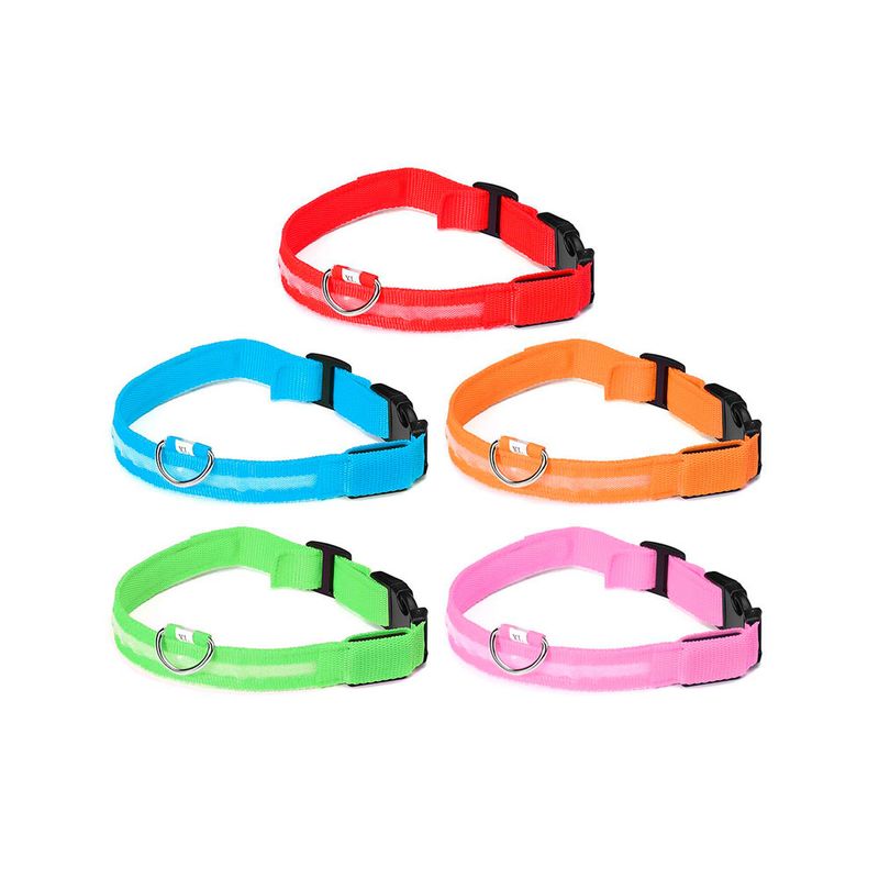 Foto-do-produto-Coleira-Com-Led-Caes-The-Pets-Colors-Media-no-petshop-online-da-Tudo-de-Bicho