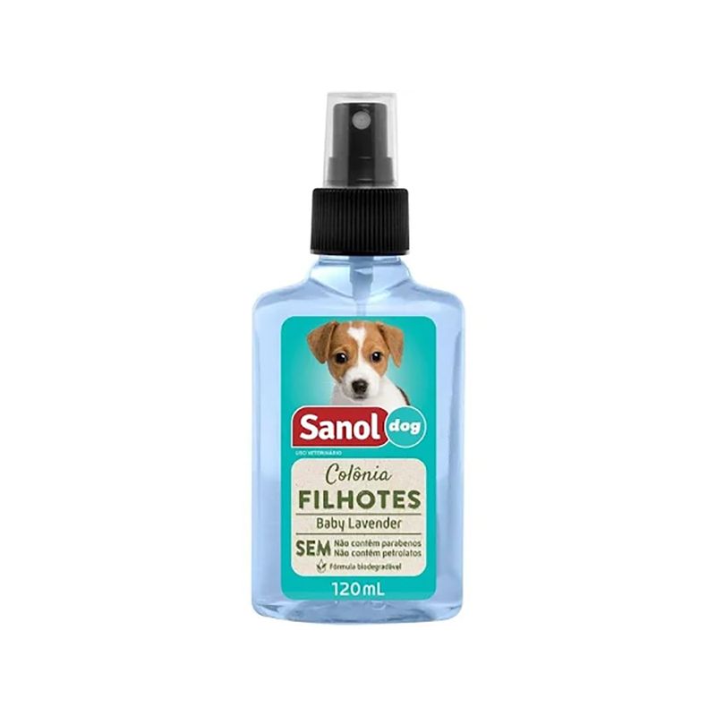 Foto-do-produto-Colonia-Sanol-Dog-Filhotes-120ml-no-petshop-online-da-Tudo-de-Bicho