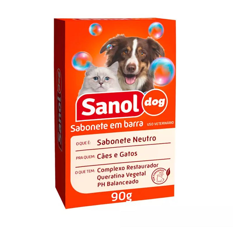 Foto-do-produto-Sabonete-Sanol-Dog-Neutro-para-Caes-e-Gatos-90g-no-petshop-online-da-Tudo-de-Bicho