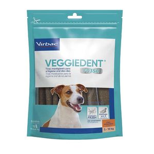 Tiras Mastigáveis Virbac Veggiedent Fresh para Cães de Porte Pequenos