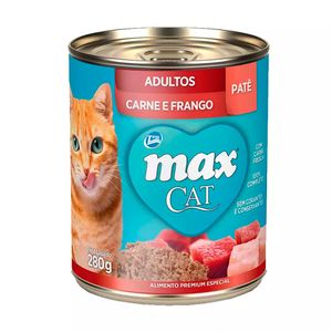 Ração Úmida Total Max Lata Gatos Ad. Carne/Fgo