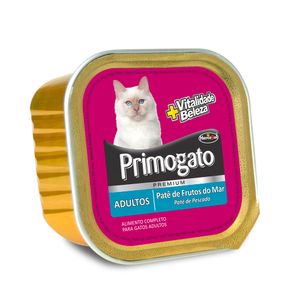 Ração Úmida Primogato Premium Pate Frutos Do Mar