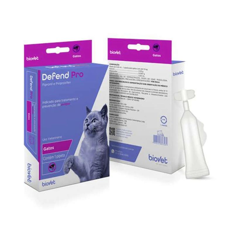 Foto-do-produto-Antipulgas-Defend-Pro-Para-Gatos-1-Pipeta-no-petshop-online-da-Tudo-de-Bicho