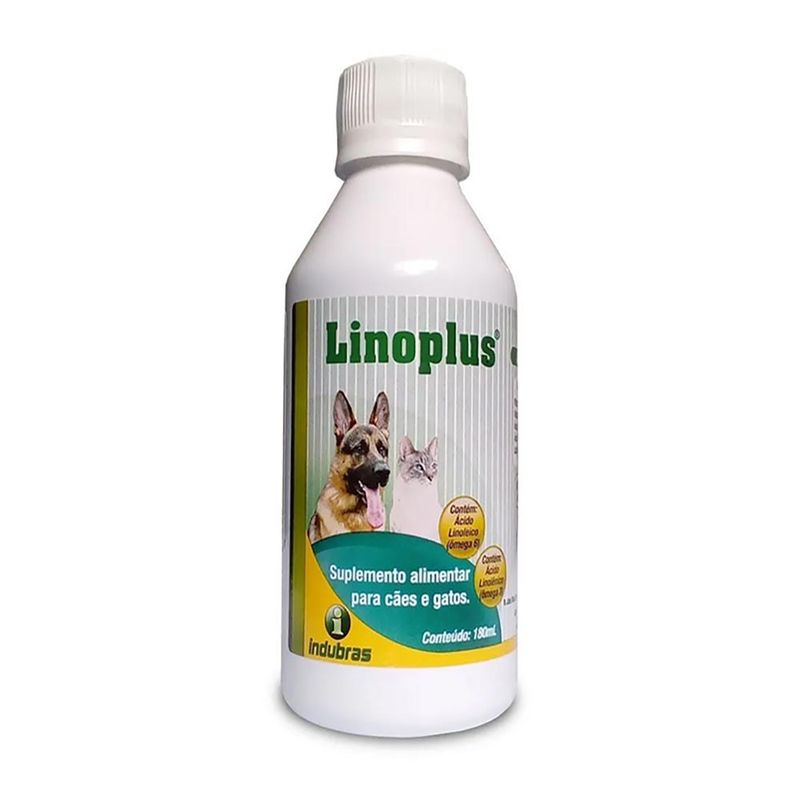 Foto-do-produto-Suplemento-Caes-e-Gatos-Linoplus-Indubras-180ml-no-petshop-online-da-Tudo-de-Bicho