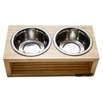 Foto-do-produto-Comedouro-Duplo-Para-Caes-e-Gatos-Madeira-Com-Potes-Inox-Luppet-Natural-no-petshop-online-da-Tudo-de-Bicho