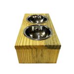Foto-do-produto-Comedouro-Duplo-Toronto-Elevado-de-Madeira-Com-Potes-Inox-Luppet-400ml-no-petshop-online-da-Tudo-de-Bicho