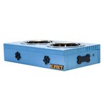 Foto-do-produto-Comedouro-Duplo-Para-Caes-e-Gatos-Patinhas-Madeira-Com-Potes-Inox-Luppet-Azul-no-petshop-online-da-Tudo-de-Bicho