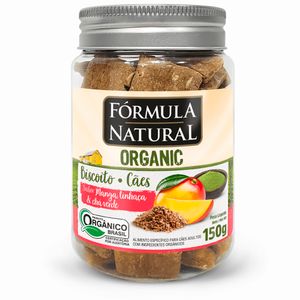 Biscoito Para Cães Fórmula Natural Organic Manga, Linhaça e Chá Verde