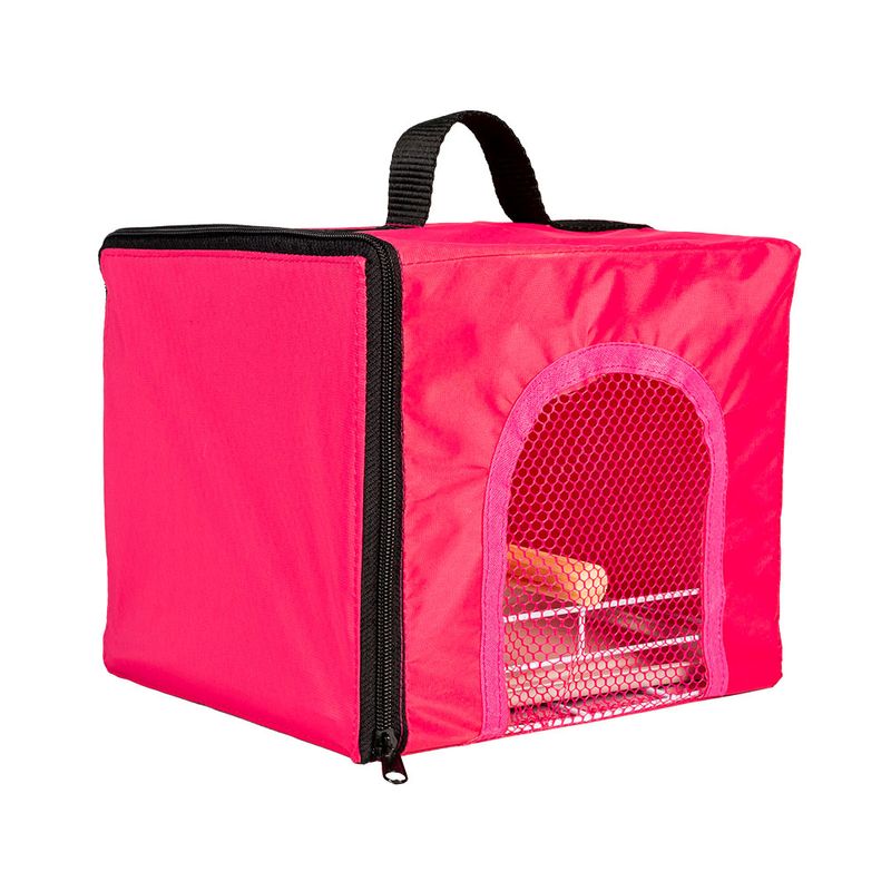 Foto-do-produto-Bolsa-Transporte-Calopsita-Rosa-Jel-Plast-no-petshop-online-da-Tudo-de-Bicho