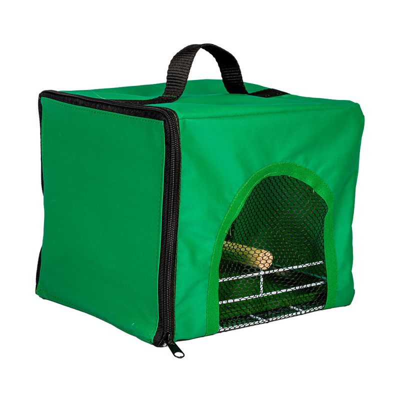 Foto-do-produto-Bolsa-Transporte-Calopsita-Verde-Jel-Plast-no-petshop-online-da-Tudo-de-Bicho