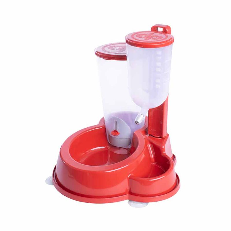 Foto-do-produto-Bebedouro-e-Comedouro-Automatico-Durafeeder-Deluxe-Vermelho-no-petshop-online-da-Tudo-de-Bicho