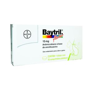 Antibiótico Baytril Flavour Cães e Gatos