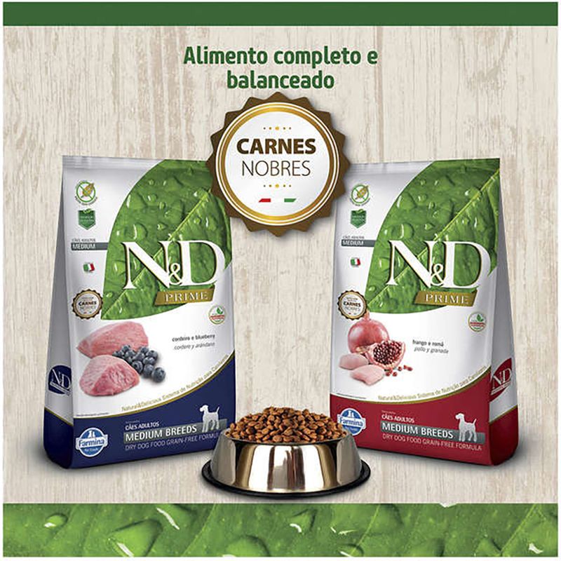 Foto-do-produto-Racao-N-D-Prime-Caes-Frango-Adulto-Medium-25kg-no-petshop-online-da-Tudo-de-Bicho