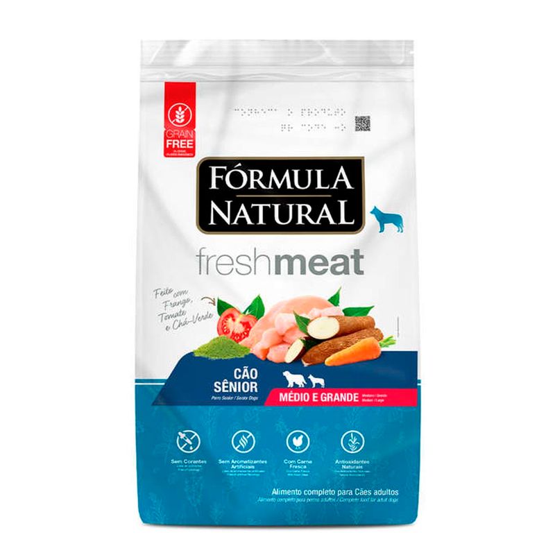Foto-do-produto-Racao-Formula-Natural-Caes-Fresh-Meat-Senior-Racas-Medias-e-Grandes-12kg-no-petshop-online-da-Tudo-de-Bicho