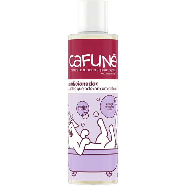 Foto-do-produto-Condicionador-Caes-e-Gatos-Maciez-e-Brilho-Cafune-300ml-no-petshop-online-da-Tudo-de-Bicho