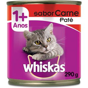 Ração Úmida Whiskas Lata Gatos Adultos Carne