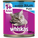 Foto-do-produto-Racao-Umida-Whiskas-Gatos-Adultos-Pate-Atum-Lata-290g-no-petshop-online-da-Tudo-de-Bicho