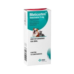 Anti-Inflamatório MSD Meticorten para Cães e Gatos