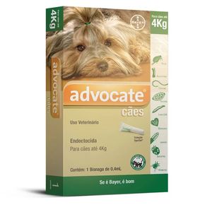 Antipulgas Advocate Cães até 4kg