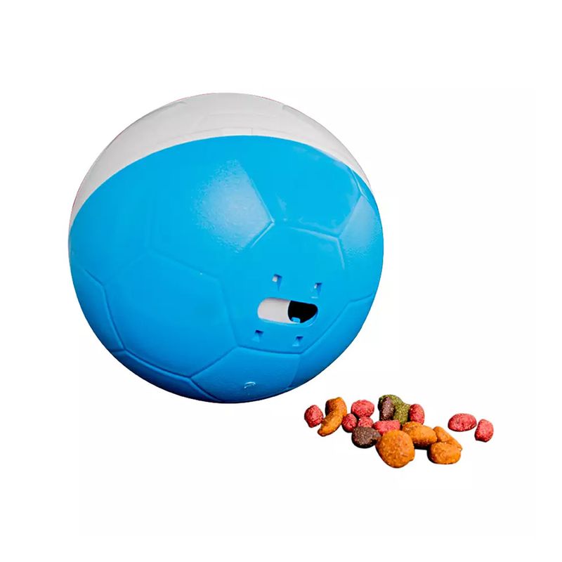 Foto-do-produto-Brinquedo-Amicus-Crazy-Ball-Azul-e-Branco-no-petshop-online-da-Tudo-de-Bicho