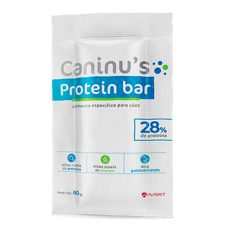 Foto-do-produto-Suplemento-Alimentar-Avert-Caninus-Protein-Bar-80g-no-petshop-online-da-Tudo-de-Bicho