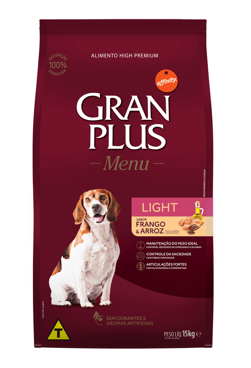 Foto-do-produto-Racao-Gran-Plus-Menu-Light-Caes-Adultos-Frango-e-Arroz-15kg-no-petshop-online-da-Tudo-de-Bicho