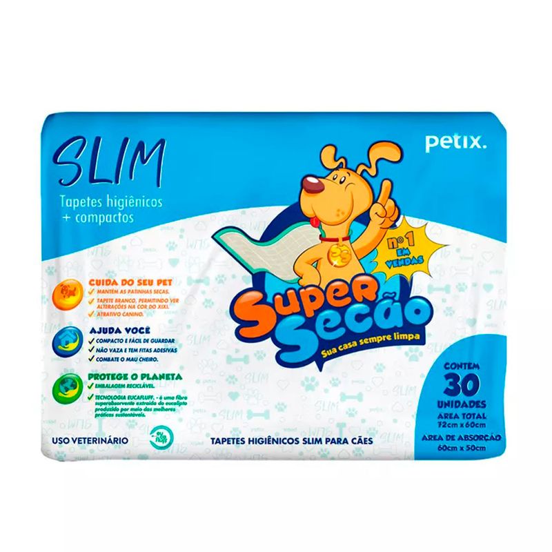 Foto-do-produto-Tapete-Higienico-Petix-Super-Secao-Slim-Caes-30-Unidades-no-petshop-online-da-Tudo-de-Bicho