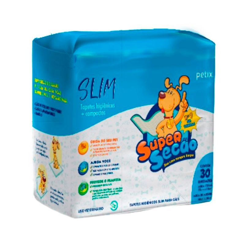 Foto-do-produto-Tapete-Higienico-Petix-Super-Secao-Slim-Caes-30-Unidades-no-petshop-online-da-Tudo-de-Bicho