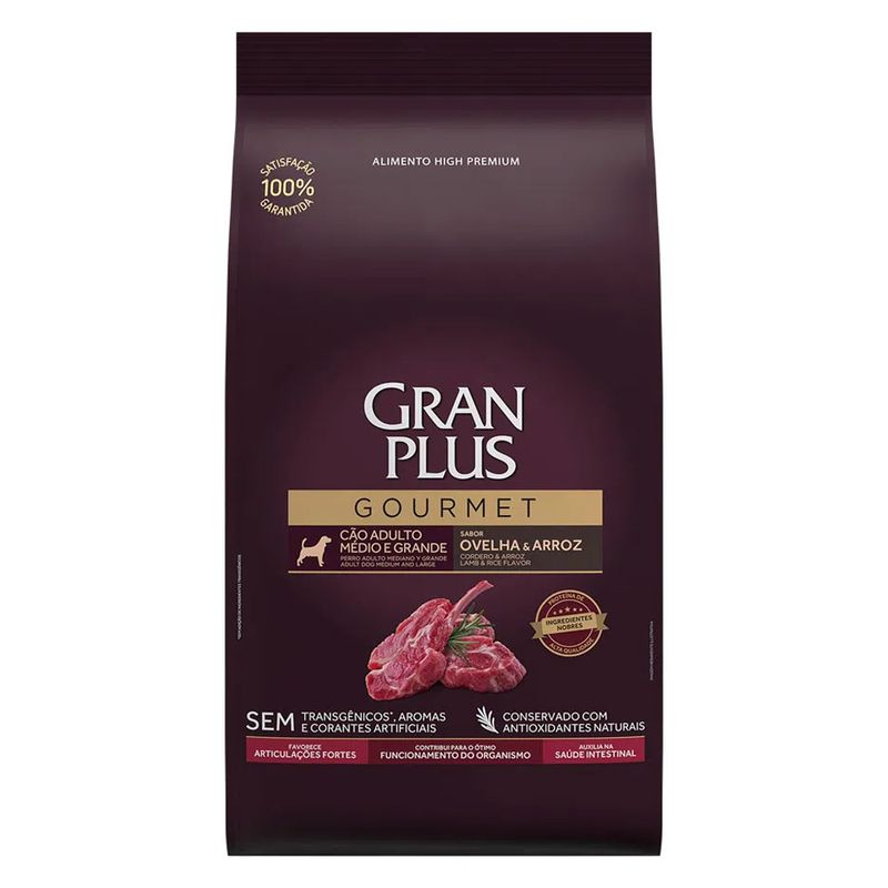 Foto-do-produto-Racao-Gran-Plus-Gourmet-Caes-Adultos-Porte-Medio-e-Grande-Ovelha-e-Arroz-15kg-no-petshop-online-da-Tudo-de-Bicho