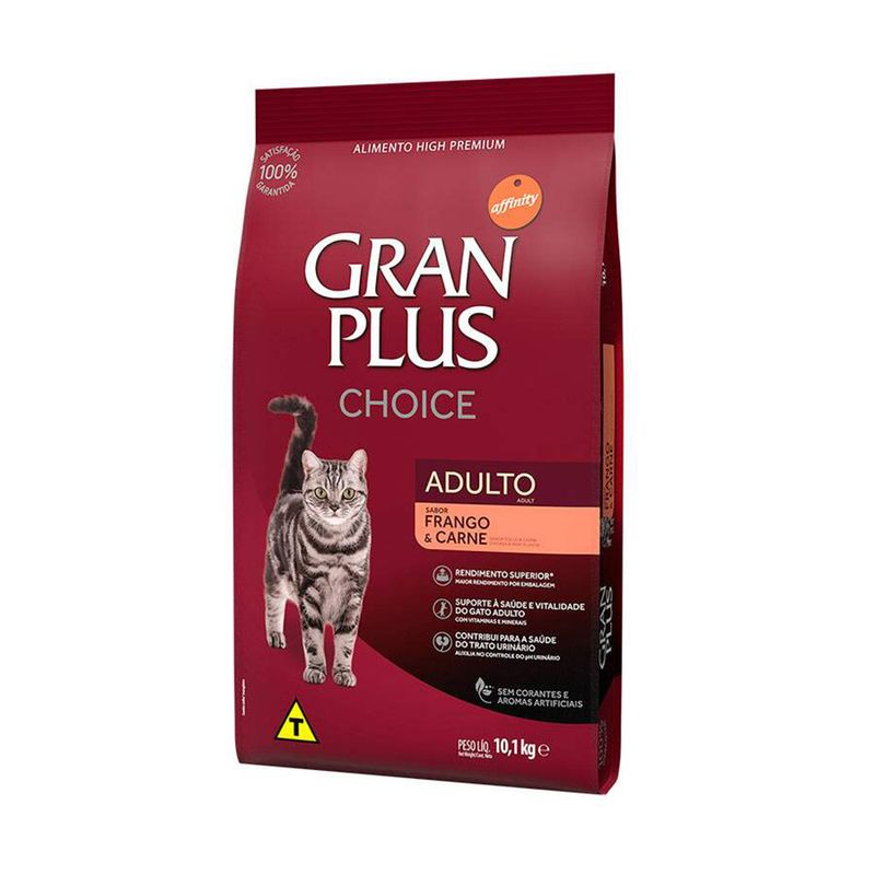 Foto-do-produto-Racao-Gran-Plus-Choice-Gatos-Adultos-Frango-e-Carne-101kg-no-petshop-online-da-Tudo-de-Bicho