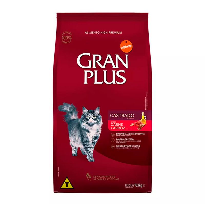 Foto-do-produto-Racao-Gran-Plus-Gatos-Adultos-Castrados-Carne-e-Arroz-101kg-no-petshop-online-da-Tudo-de-Bicho