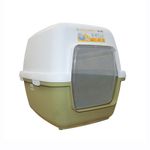 Foto-do-produto-Banheiro-Verde-Chalesco-Cat-Toilette-Fechado-para-Gatos-no-petshop-online-da-Tudo-de-Bicho