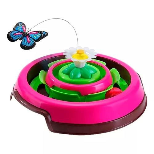 Foto-do-produto-Brinquedo-para-Gatos-Cat-Spin-Rosa-Truqys-Pets-no-petshop-online-da-Tudo-de-Bicho